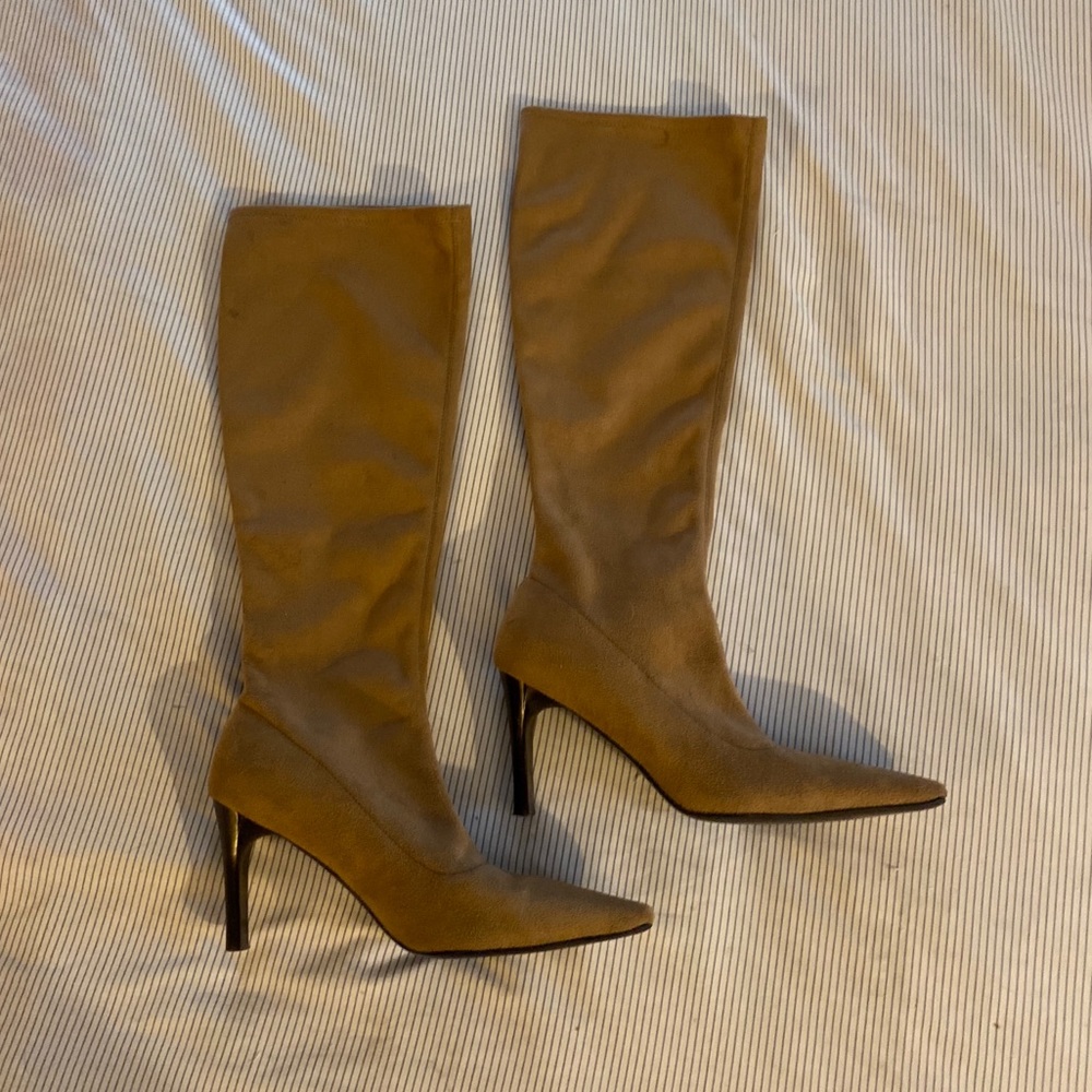 Valerie Stevens Faux Suede Tall Boot
